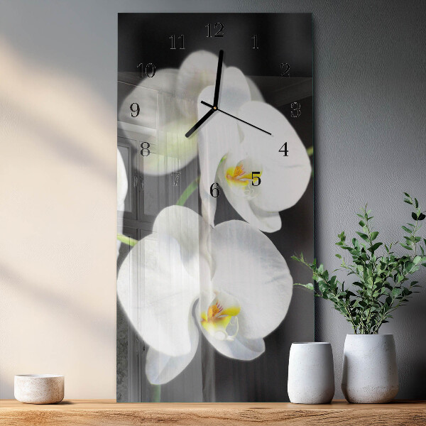Glazen klok rechthoekige Orchidee
