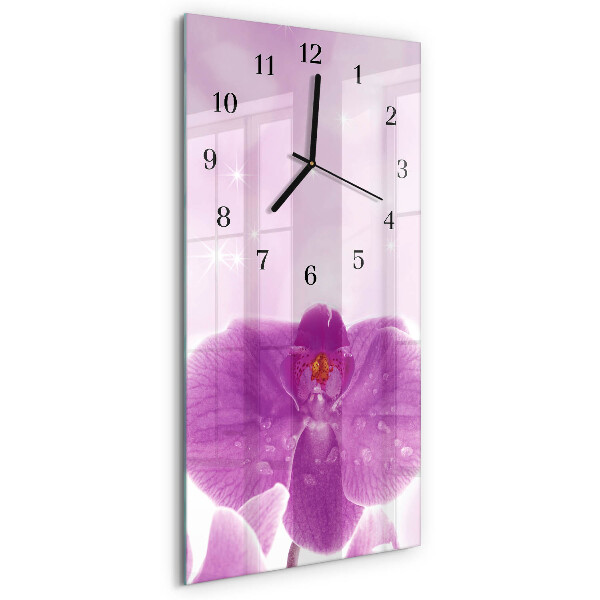 Glazen klok rechthoekige Orchidee