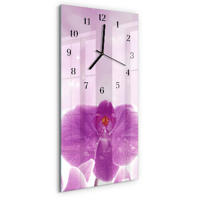 Glazen klok rechthoekige Orchidee