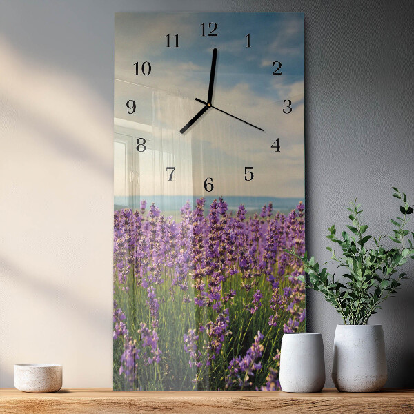 Glazen klok rechthoekige Bloemen