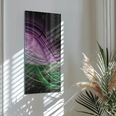 Glazen klok rechthoekige Abstracte kunst