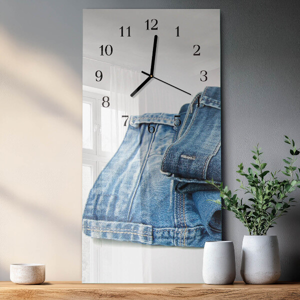 Glazen klok rechthoekige Jeans