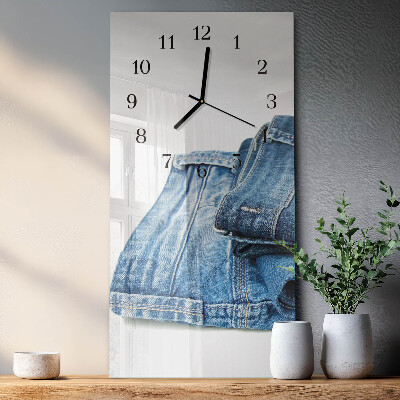 Glazen klok rechthoekige Jeans