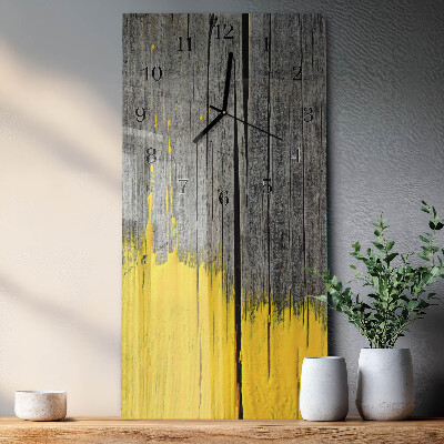 Glazen klok rechthoekige Houten plank