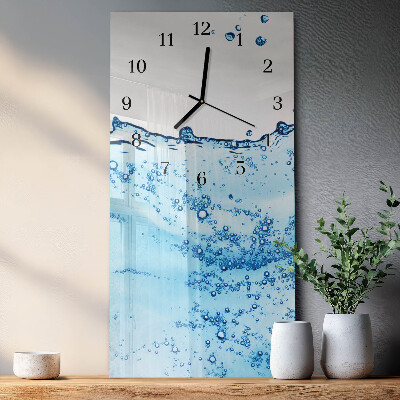 Glazen klok rechthoekige Water