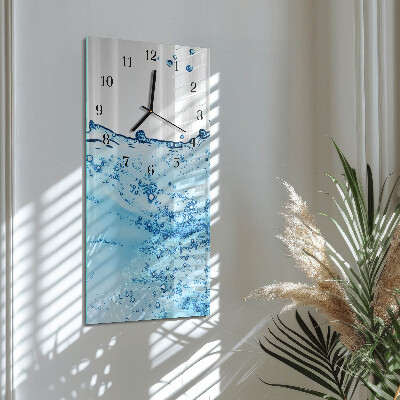 Glazen klok rechthoekige Water