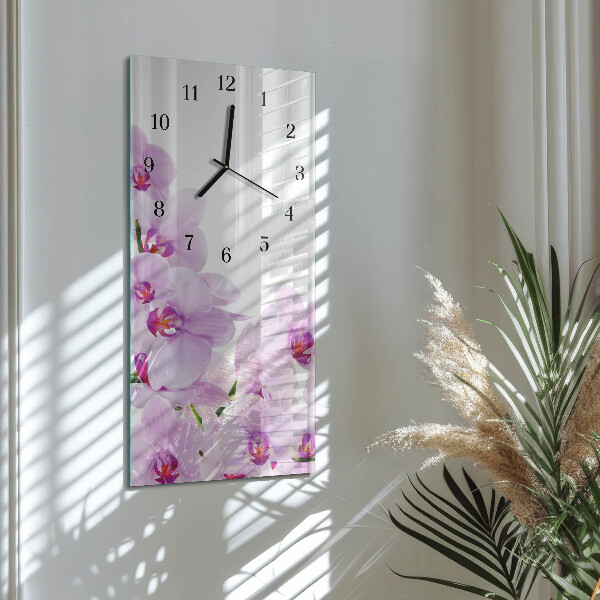 Glazen klok rechthoekige Orchideeën