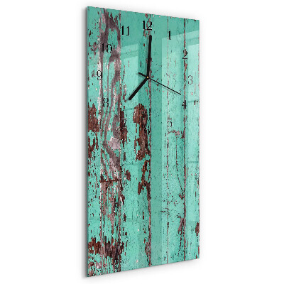 Glazen klok rechthoekige Houten muur