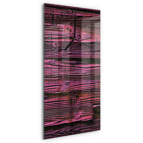 Glazen klok rechthoekige Houten panelen