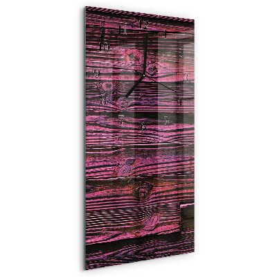Glazen klok rechthoekige Houten panelen
