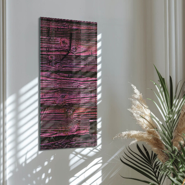 Glazen klok rechthoekige Houten panelen