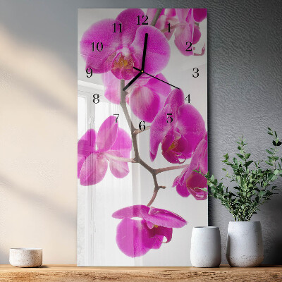 Glazen klok rechthoekige Orchideeën