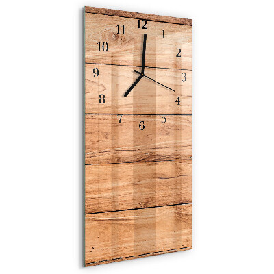Glazen klok rechthoekige Houten panelen