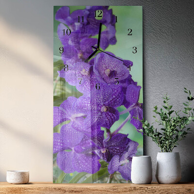 Glazen klok rechthoekige Bloemen