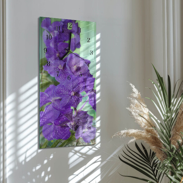 Glazen klok rechthoekige Bloemen