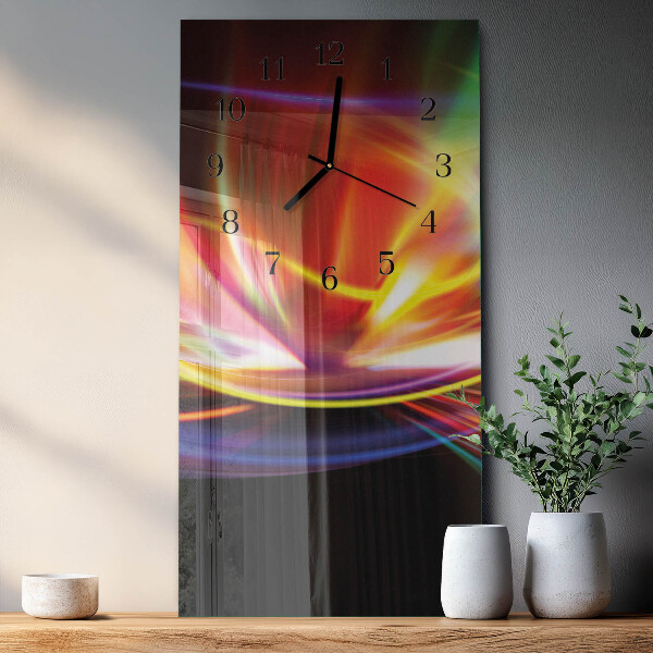 Glazen klok rechthoekige Abstracte kunst