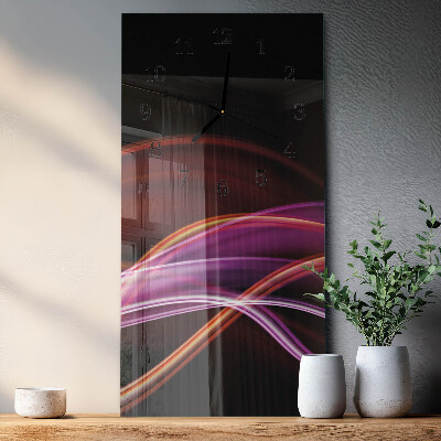 Glazen klok rechthoekige Abstracte kunst