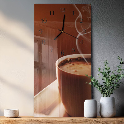 Glazen klok rechthoekige Koffie