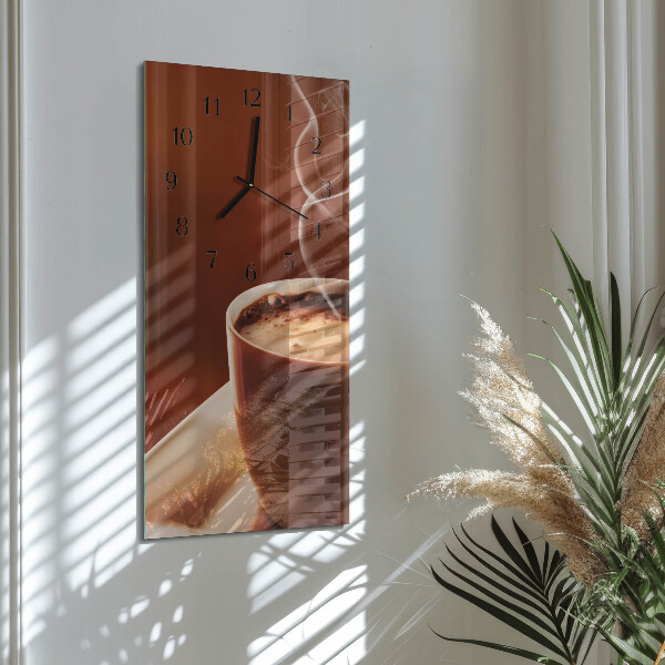 Glazen klok rechthoekige Koffie