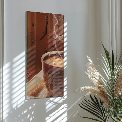 Glazen klok rechthoekige Koffie