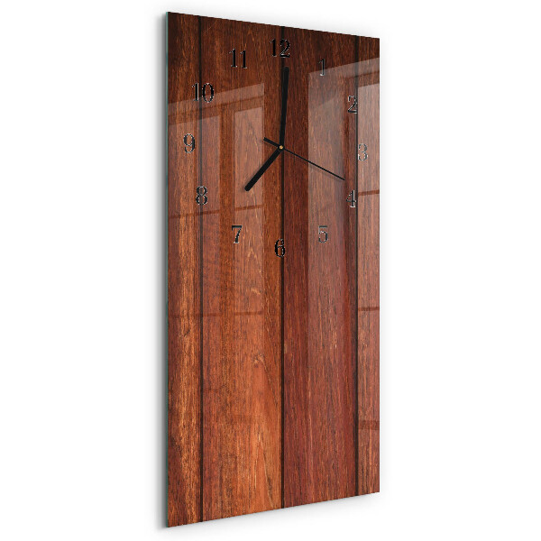 Glazen klok rechthoekige Hout
