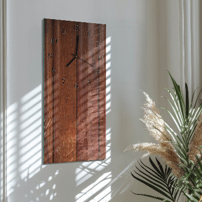 Glazen klok rechthoekige Hout