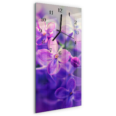 Glazen klok rechthoekige Bloemen