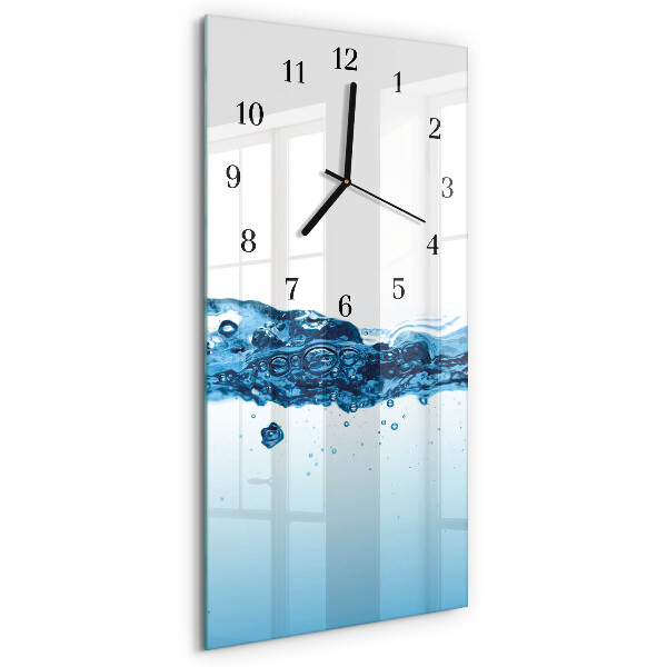 Glazen klok rechthoekige Water