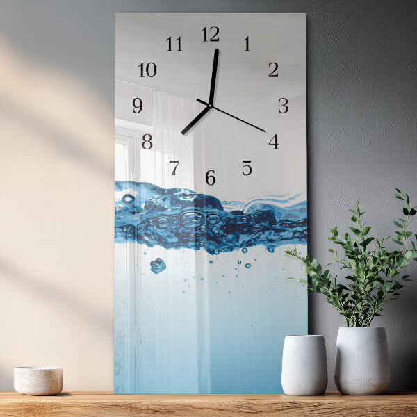 Glazen klok rechthoekige Water