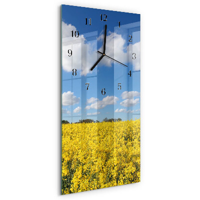 Glazen klok rechthoekige Veld