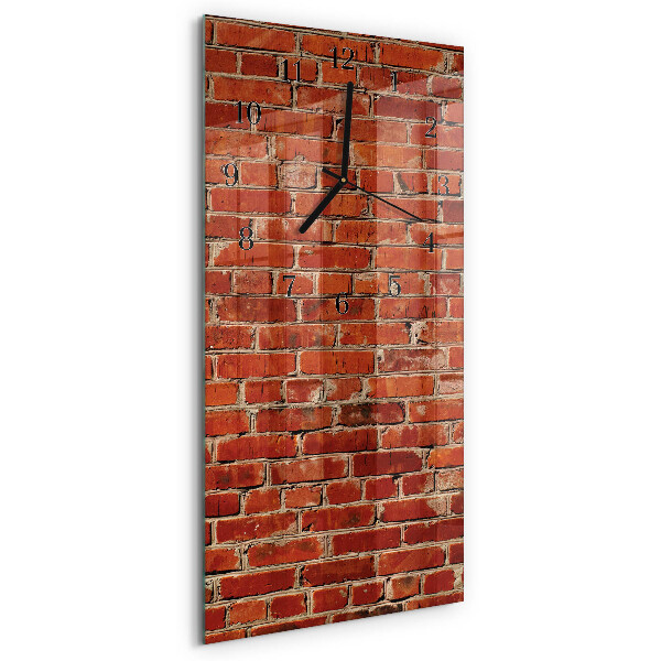 Glazen klok rechthoekige Bakstenen muur