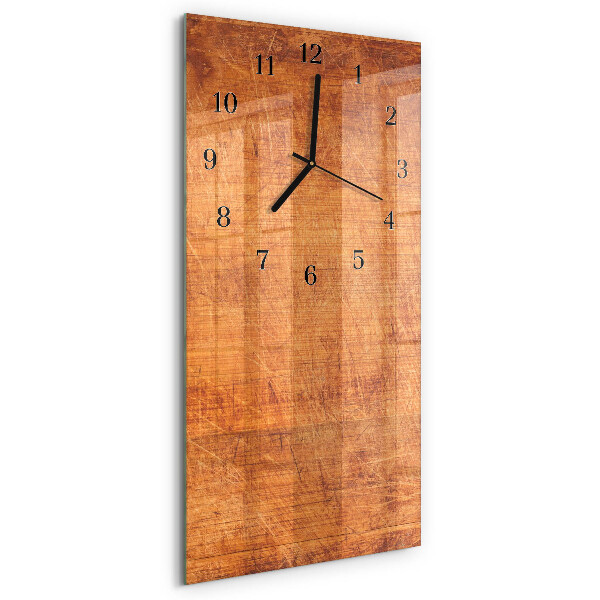 Glazen klok rechthoekige Houten planken