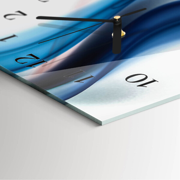 Glazen klok rechthoekige Abstracte rook