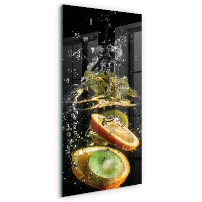 Glazen klok rechthoekige Fruitwater