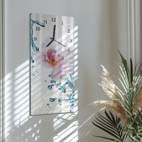 Glazen klok rechthoekige Orchidee