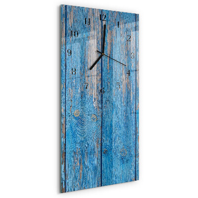 Glazen klok rechthoekige Hout