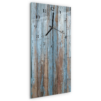 Glazen klok rechthoekige Hout