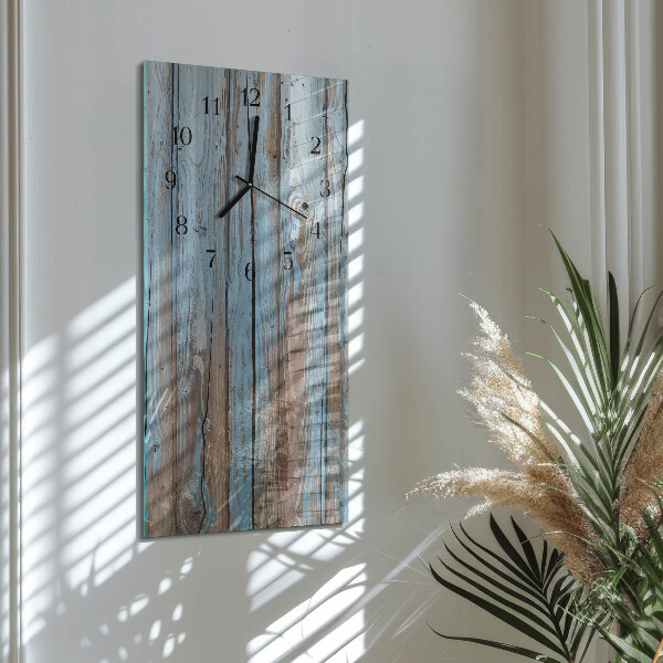 Glazen klok rechthoekige Hout