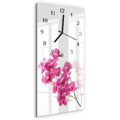 Glazen klok rechthoekige Orchideeën