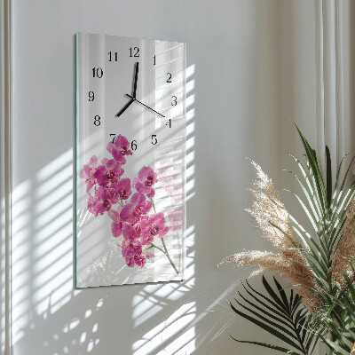 Glazen klok rechthoekige Orchideeën