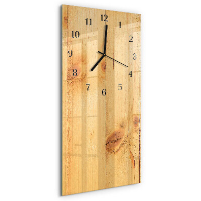 Glazen klok rechthoekige Hout