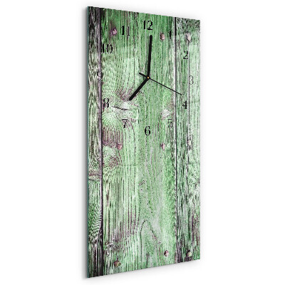 Glazen klok rechthoekige Houten plank