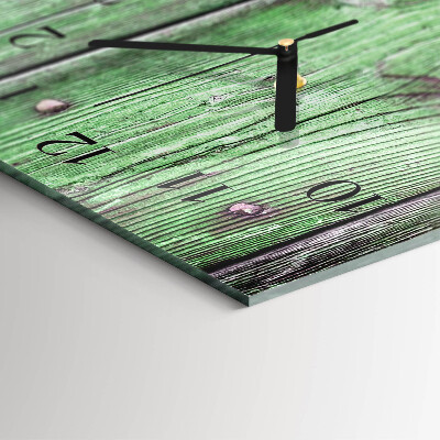 Glazen klok rechthoekige Houten plank