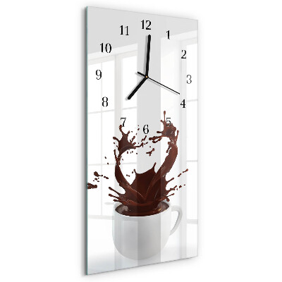 Glazen klok rechthoekige Koffie