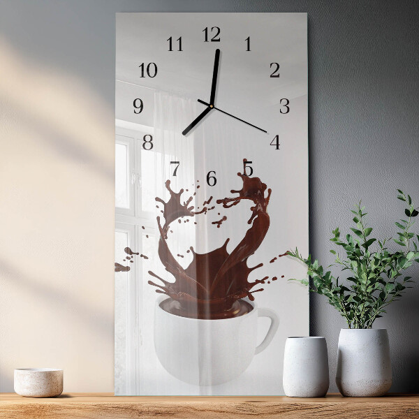 Glazen klok rechthoekige Koffie