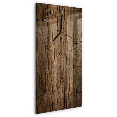 Glazen klok rechthoekige Hout