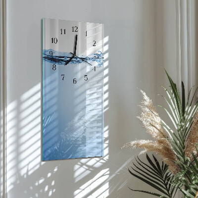 Glazen klok rechthoekige Water