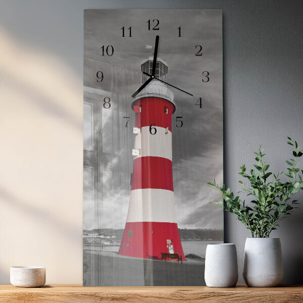 Glazen klok rechthoekige Vuurtoren