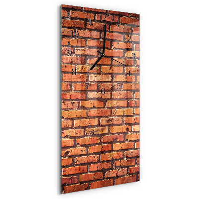Glazen klok rechthoekige Bakstenen muur