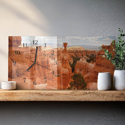 Glazen klok horizontaal Bryce Canyon